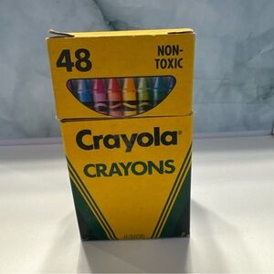 Vintage 1994 box 48 crayons open box